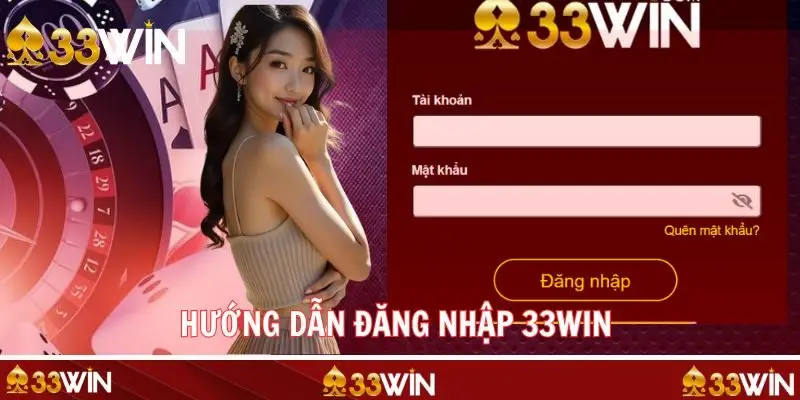 Hướng dẫn đăng nhập tài khoản 33WIN chi tiết thành công 100%