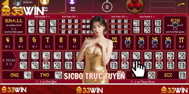 Sicbo Trực Tuyến - Mách Bạn Bí Quyết Chinh Phục Game Tại 33WIN