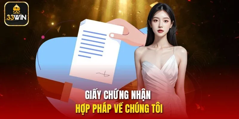 Giấy chứng nhận hợp pháp về chúng tôi